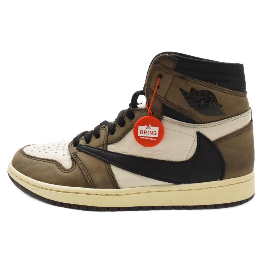 ナイキ×トラヴィススコット エアジョーダン1 レトロ ハイカット  