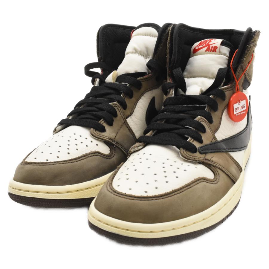 ナイキ×トラヴィススコット エアジョーダン1 レトロ ハイカット  