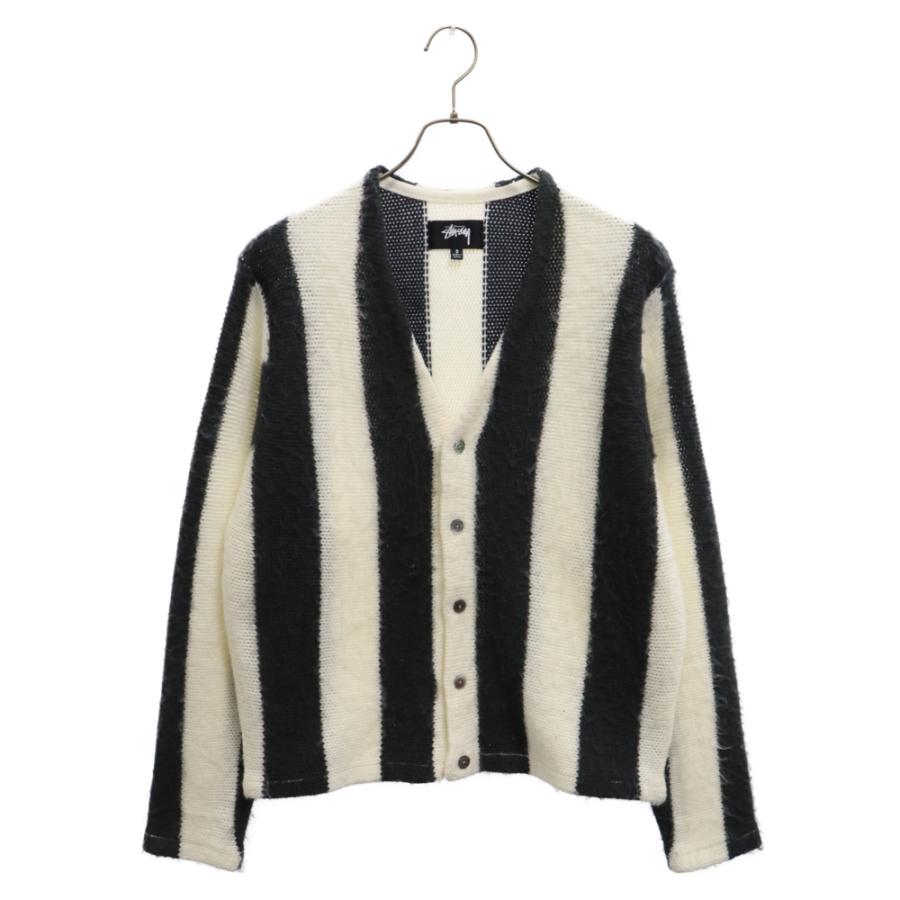 STUSSY ステューシー Stripe Brushed Cardigan ストライプ STUSSY ステューシー Stripe Brushed Cardigan ストライプ