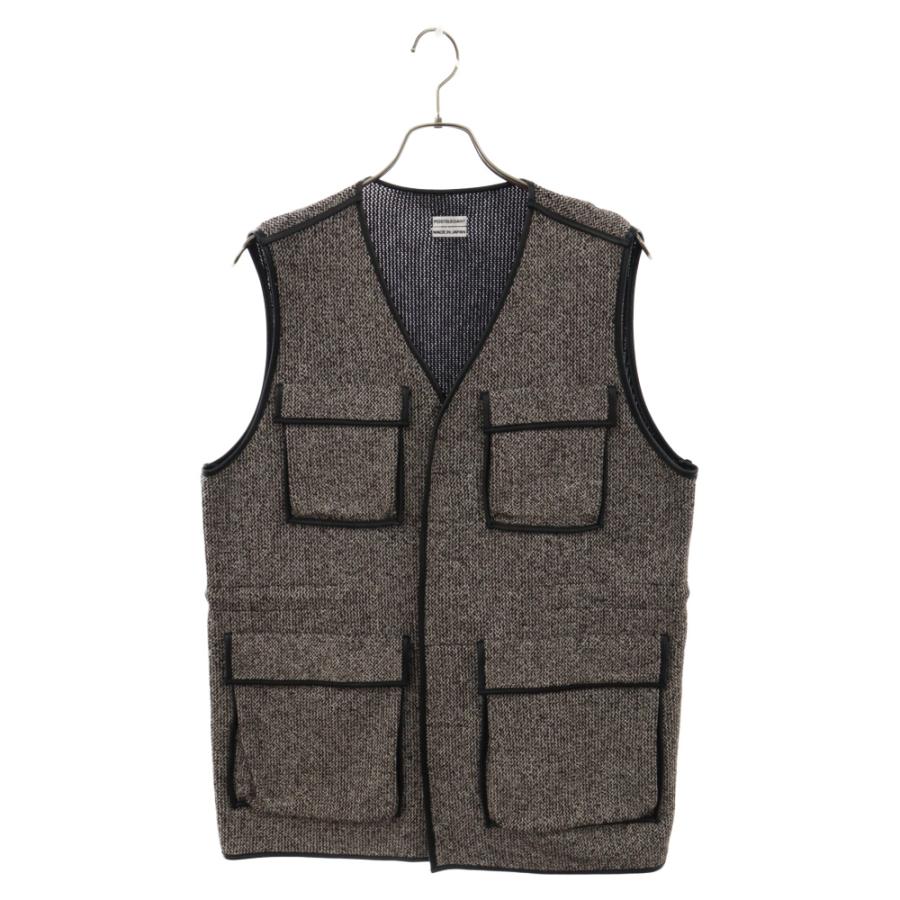 pois knit vest ポワ　ニットベスト ポワ pois knit vest ニットベスト