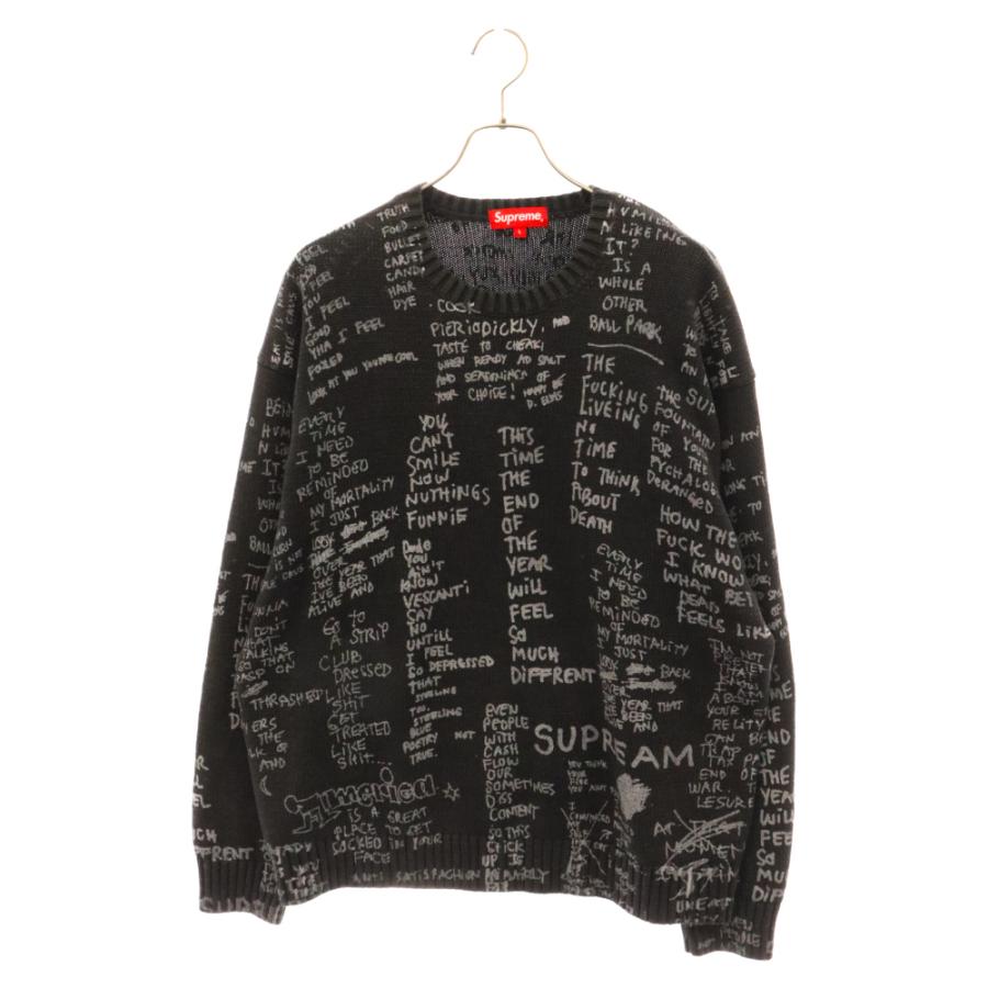 Supreme（シュプリーム） 23SS Gonz Poems Sweater ゴンズポエムクルー