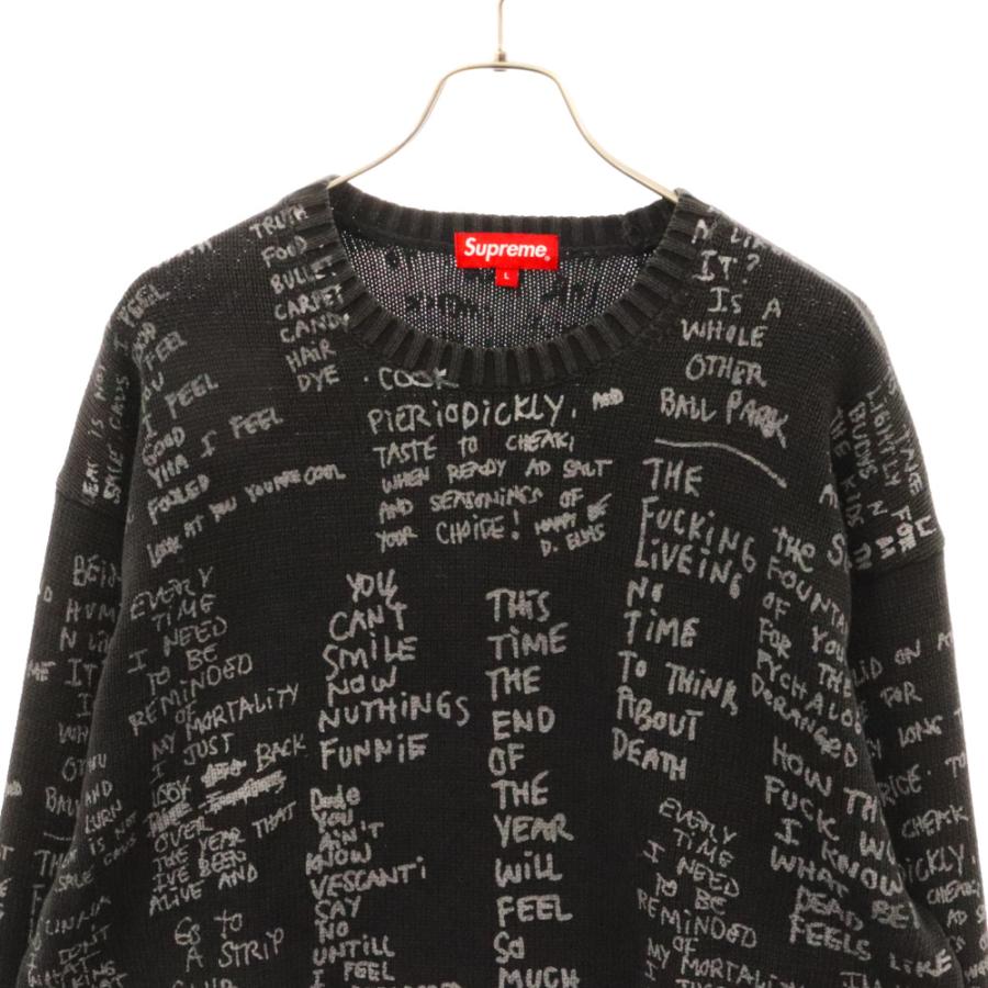 Supreme（シュプリーム） 23SS Gonz Poems Sweater ゴンズポエムクルー