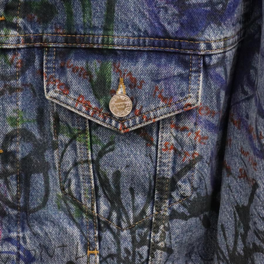 VETEMENTS ヴェトモン 21SS Graffiti Denim Jacket UE51JA940B VETEMENTS ヴェトモン 21SS Graffiti Denim Jacket UE51JA940B
