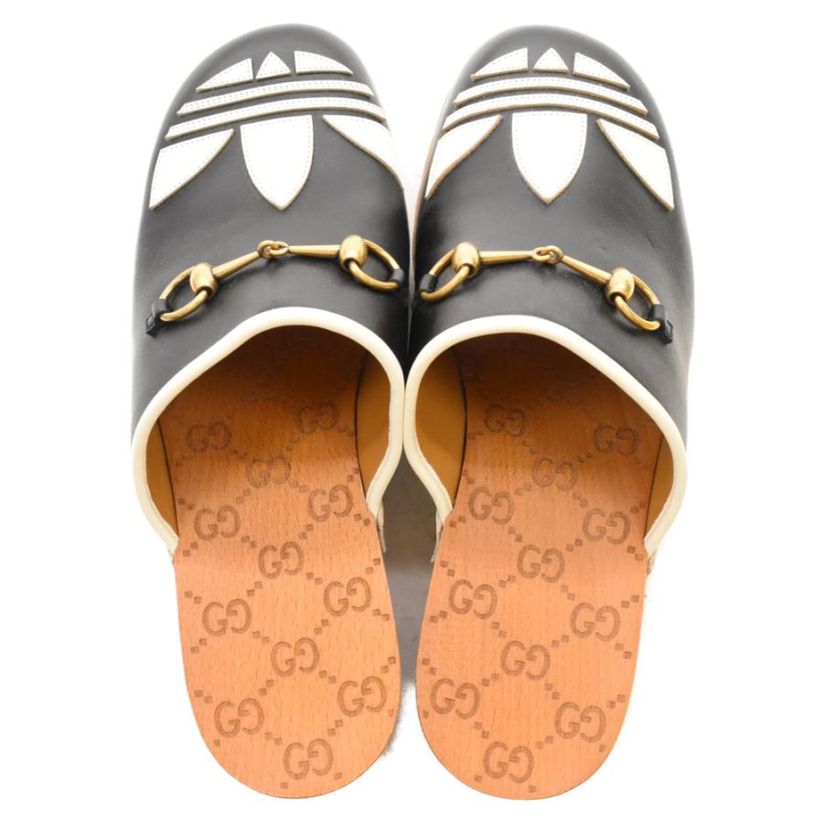 GUCCI グッチ×adidas clog sandals 702252 アディダス クロッグ レザー 