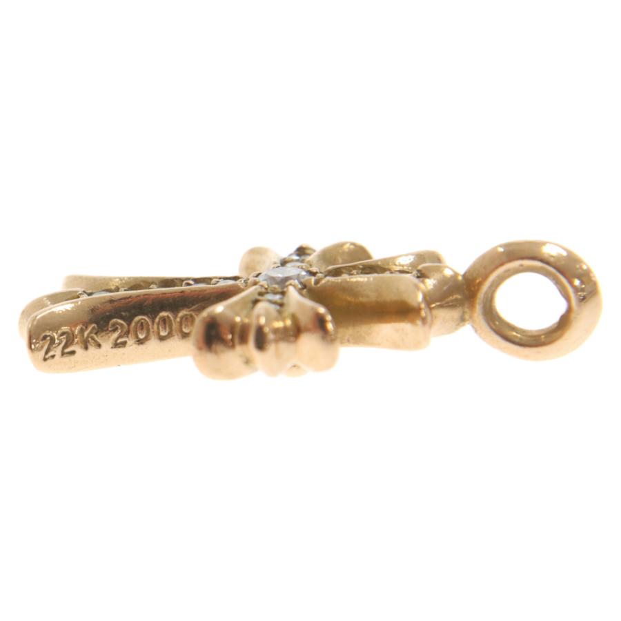 CHROME HEARTS（クロムハーツ） 22K タイニーファットクロス PAVE