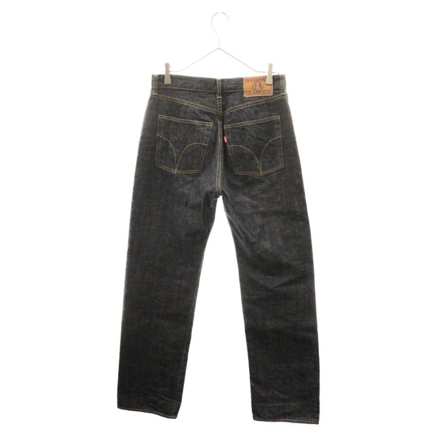 ヒステリックグラマーブラックデニム　29 02223AP21 60'S XXストレートデニムパンツ|HYSTERIC GLAMOUR MEN