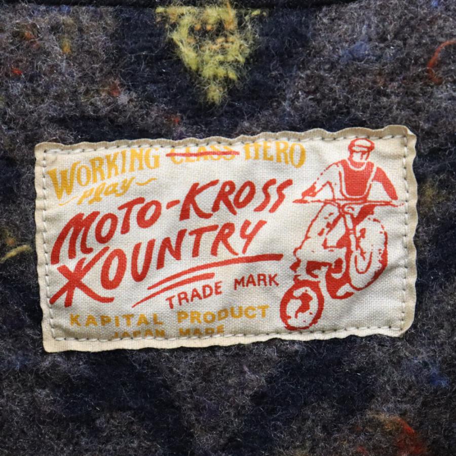 KAPITAL キャピタル Bone Denim Motocross Jacket 14oz KAPITAL キャピタル Bone Denim Motocross Jacket 14oz