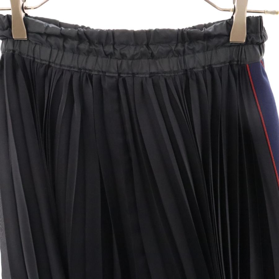 Sacai サカイ 22AW Technical Jersey Skirt 22-06185 テクニカルジャージスカート ドッキング 再構築 ネイビー レディース｜shopbring｜04