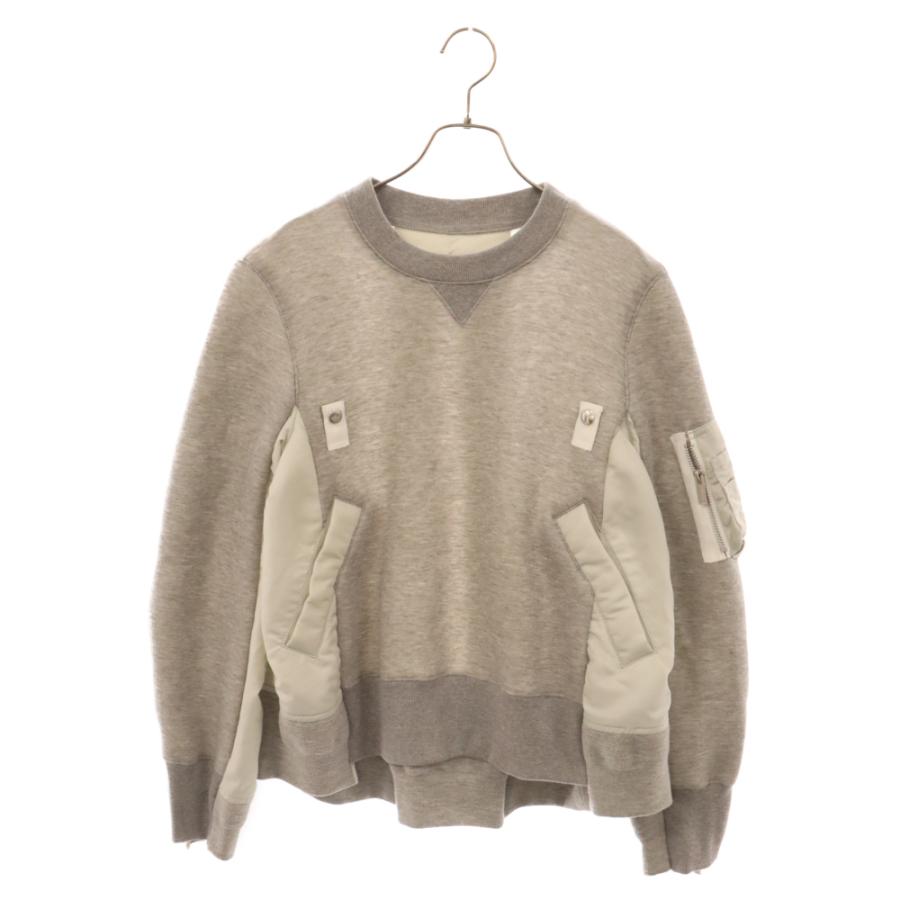 sacai Sacai サカイ 21AW Nylon Twill Mix Pullover 21-05750 sacai Sacai サカイ 21AW Nylon Twill Mix Pullover 21-05750
