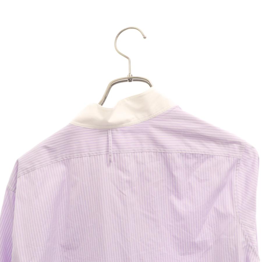 LOEWE ロエベ 23SS Stripped Shirt S540Y05X29 ストライプデザインシャツ パープル　レディース LOEWE（ロエベ） 23SS Stripped Shirt S540Y05X29 ストライプデザイン