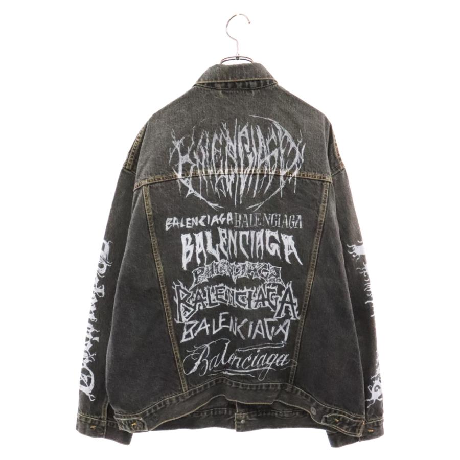 BALENCIAGA バレンシアガ 24SS LARGE FIT JACKET WASHED BLACK BALENCIAGA バレンシアガ 24SS LARGE FIT JACKET WASHED BLACK