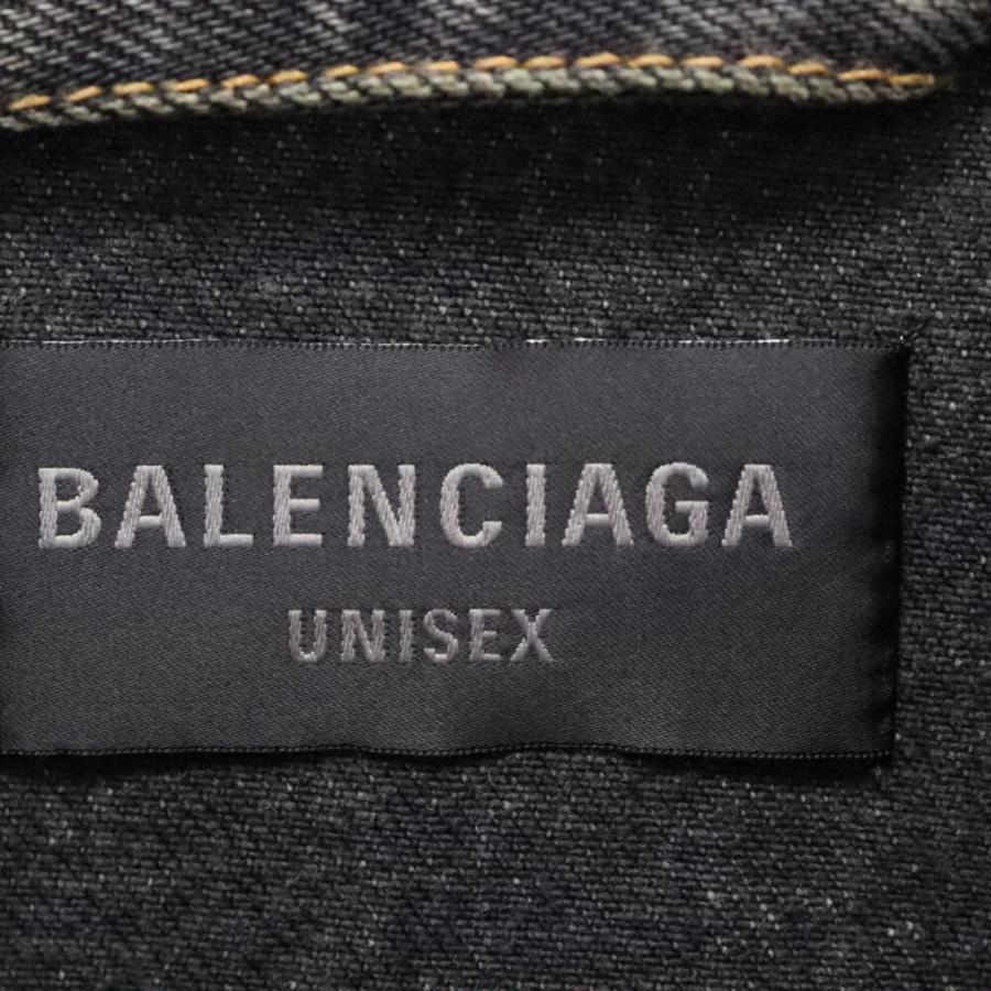 BALENCIAGA（バレンシアガ） 24SS LARGE FIT JACKET WASHED BLACK