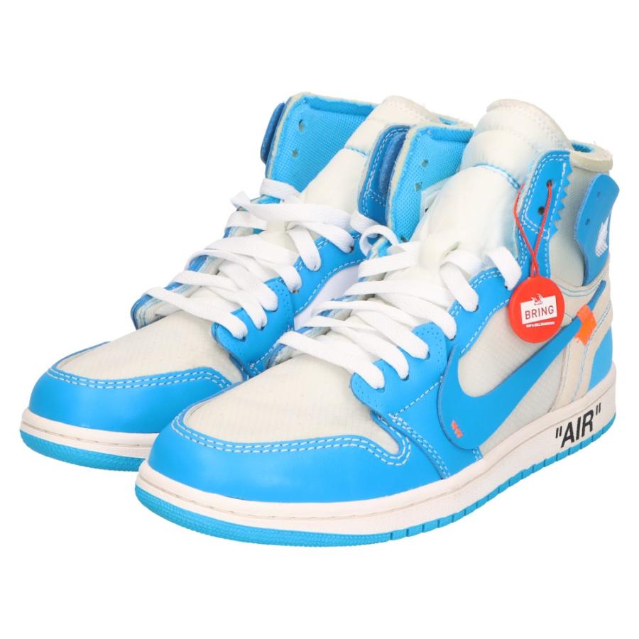 NIKE（ナイキ） × オフホワイト エアジョーダン1 パウダーブルー