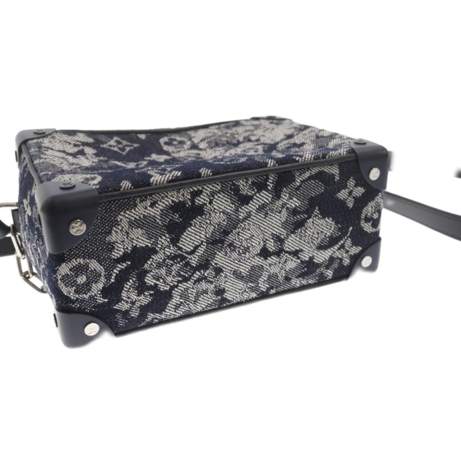 ルイヴィトン Monogram Tapestry Mini Soft Trunk M80033 モノグラムタペストリー ミニソフトトランク ショルダーバッグ ICチップ ネイビー｜shopbring｜05