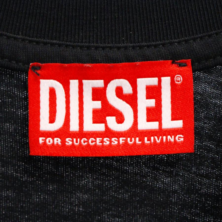 DIESEL（ディーゼル） D-ALIN-OD A11558 Dロゴ 半袖ワンピース