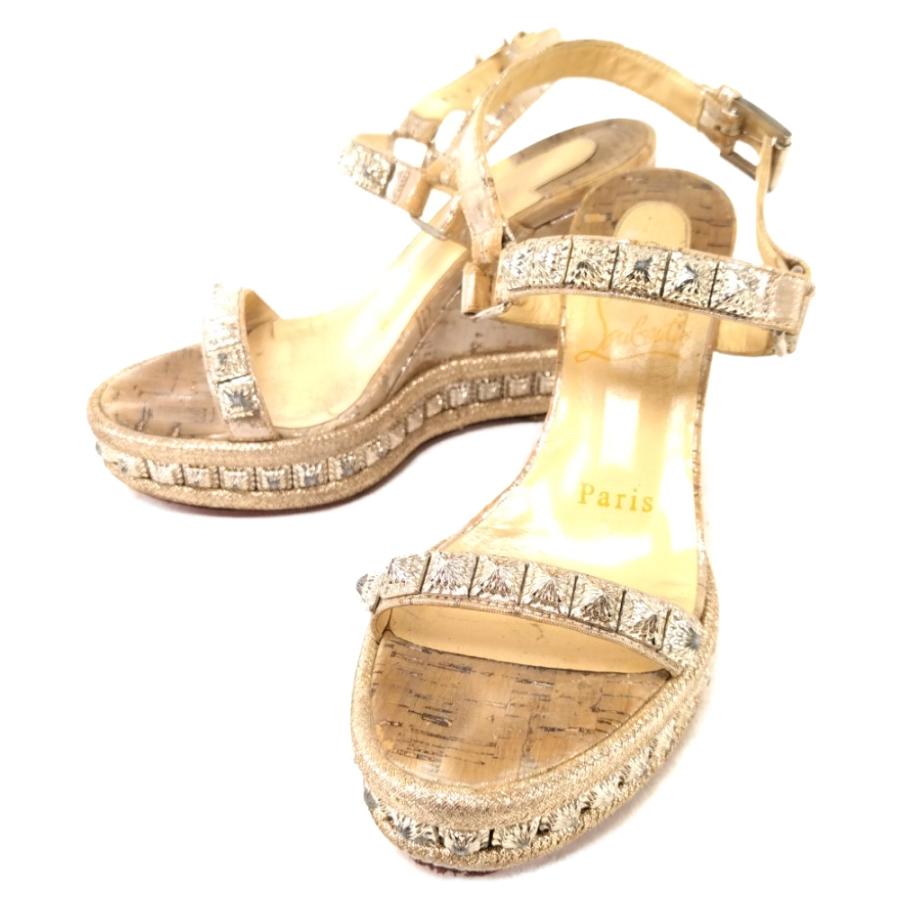 クリスチャンルブタン LIEGE PEPITE スタッズ サンダル （Christian  