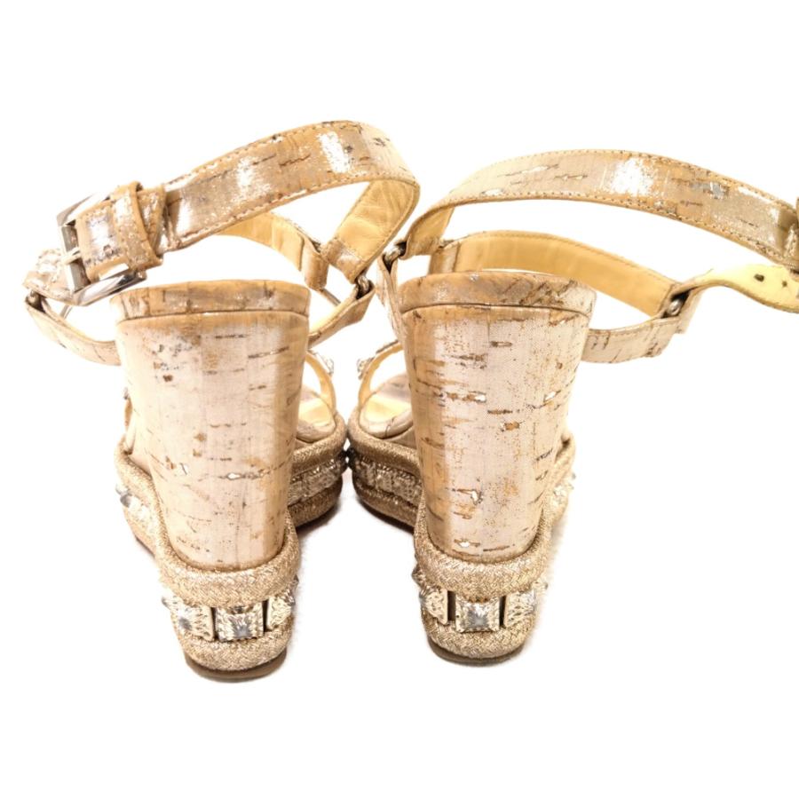 クリスチャンルブタン ベッコウ柄　ストラップ　サイズ表記「37」23.5センチ クリスチャンルブタン ベッコウ柄ストラップサイズ表記「37