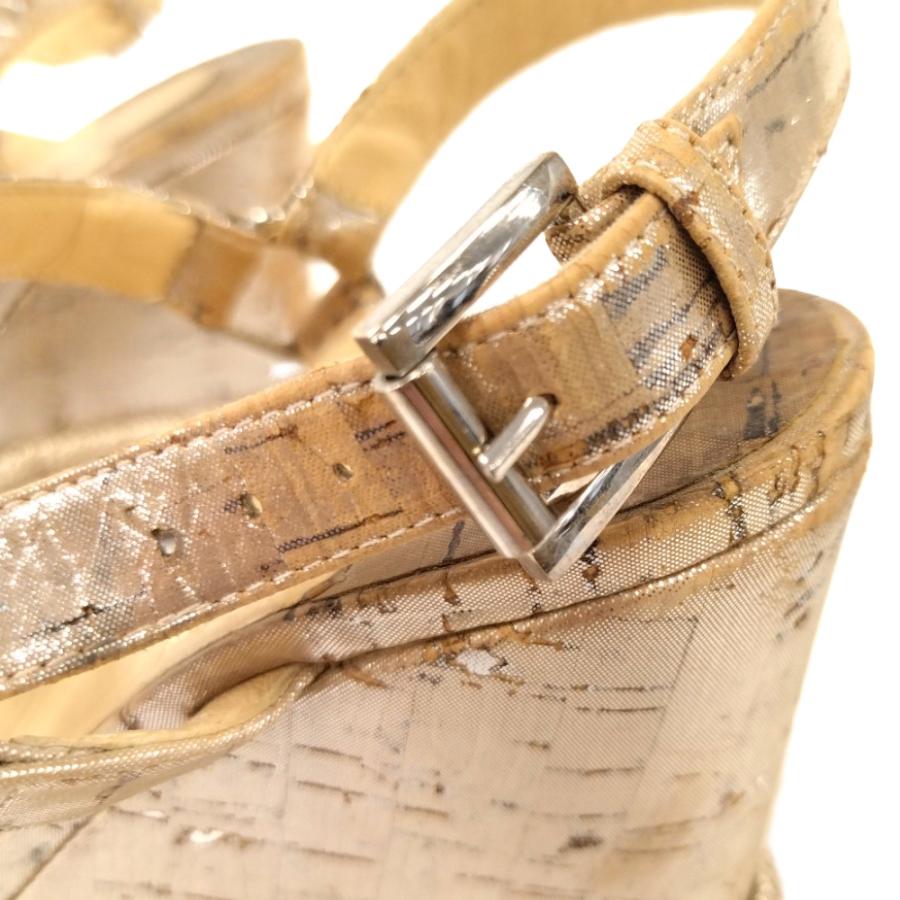 クリスチャンルブタン ベッコウ柄ストラップサイズ表記「37