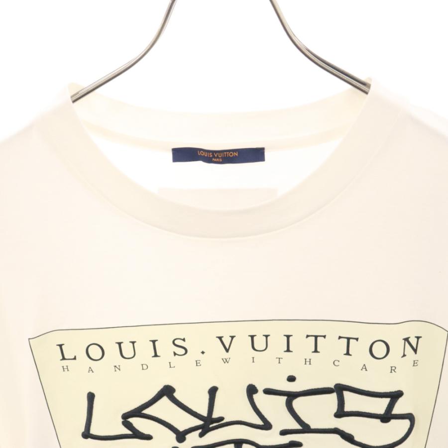 Louis Vuitton ルイヴィトン ロゴ刺繍 TシャツXXL ダメージあり