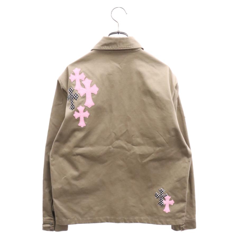 クロムハーツ WORK DOG ワークドッグ クロスパッチ付き 長袖シャツ