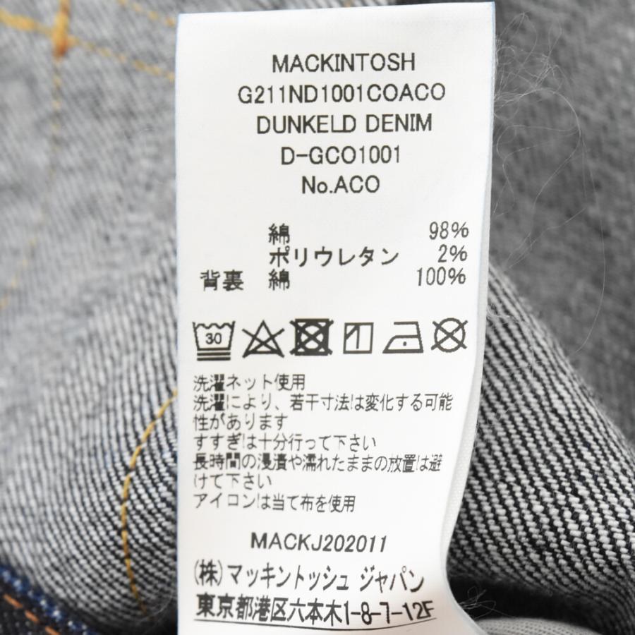 Mackintosh（マッキントッシュ） DUNKELD DENIM D-GCO1001 ダンケルド