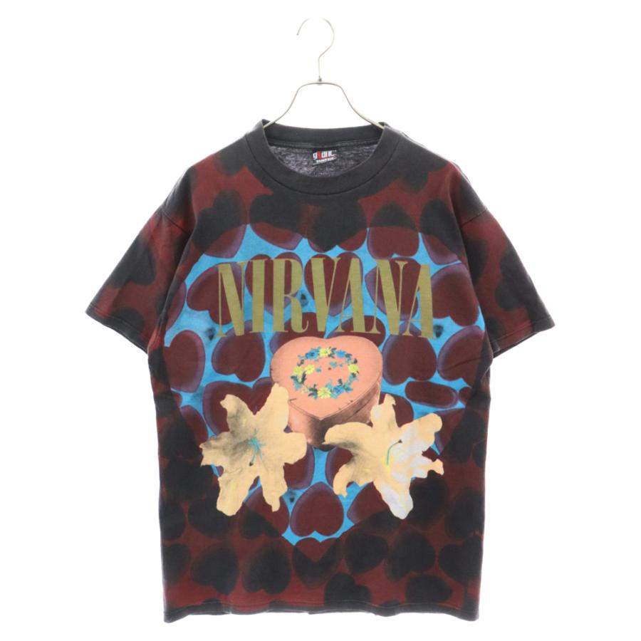 ヴィンテージ 90s NIRVANA HEART SHAPED BOX GIANT BY TULTEX ヴィンテージ 90s NIRVANA HEART SHAPED BOX GIANT BY TULTEX