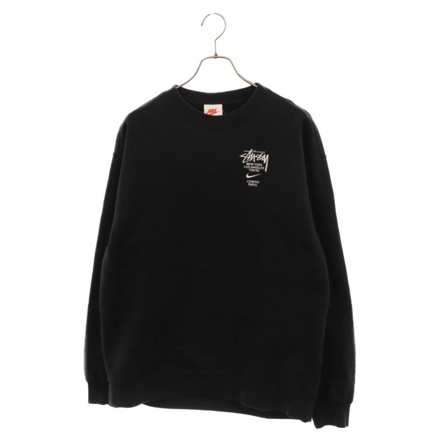 STUSSY ステューシー 21SS ×NIKE Fleece Crew Sweatshirt DC4198