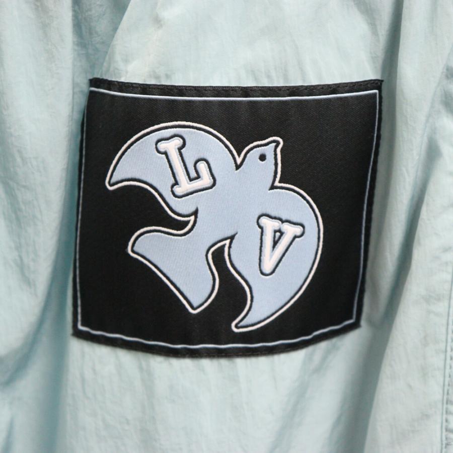 LOUIS VUITTON ルイヴィトン 23SS ミックスドマテリアル トラックパンツ RM2319 RK9 HOP02W ナイロンパンツ ライトブルー LOUIS VUITTON（ルイ・ヴィトン） 23SS ミックスドマテリアル トラック
