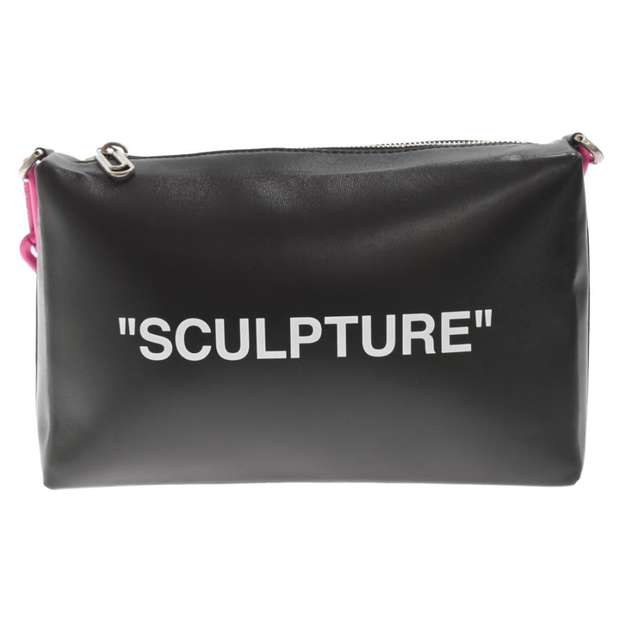OFF-WHITE オフホワイト Black Block Quote Pouch 