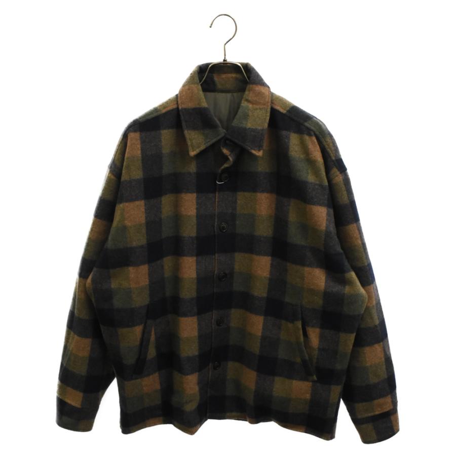 SOFTHYPHEN ソフトハイフン BLOCK CHECK CPO JACKET MGMFJ221011-931 