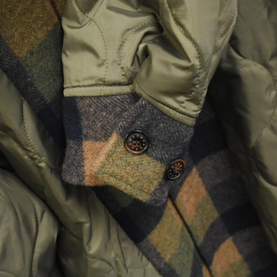 SOFTHYPHEN ソフトハイフン BLOCK CHECK CPO JACKET MGMFJ221011-931  
