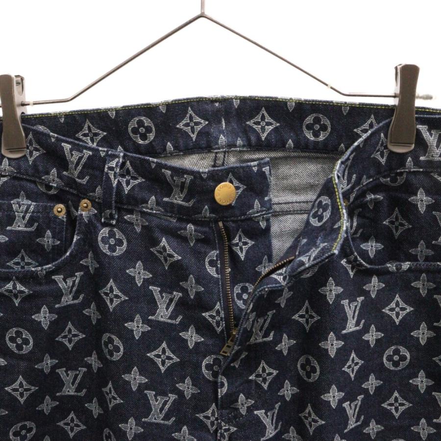 LOUIS VUITTON ルイ ヴィトン ブラックデニムパンツ ジーンズ 36 louis vuitton ( ルイヴィトン ) モノグラムブラック デニム パンツ