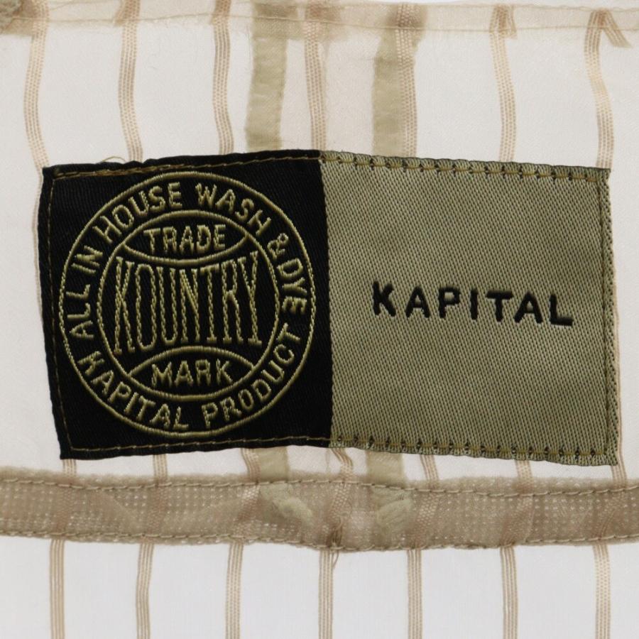 KAPITAL キャピタル GREAT KOUNTRY シアーストライプ 半袖ベース KAPITAL キャピタル GREAT KOUNTRY シアーストライプ 半袖ベース