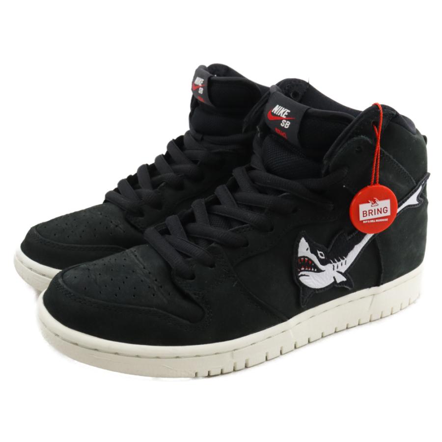 NIKE SB ナイキエスビー ×OSKI SHARK DUNK HIGH PLO×オスキ シャークダンクハイプロ ハイカットスニーカー ブラック US9/27.0cm CI2692-001 Nike SB NIKE ナイキエスビー ×OSKI SHARK DUNK HIGH PLO×オスキ