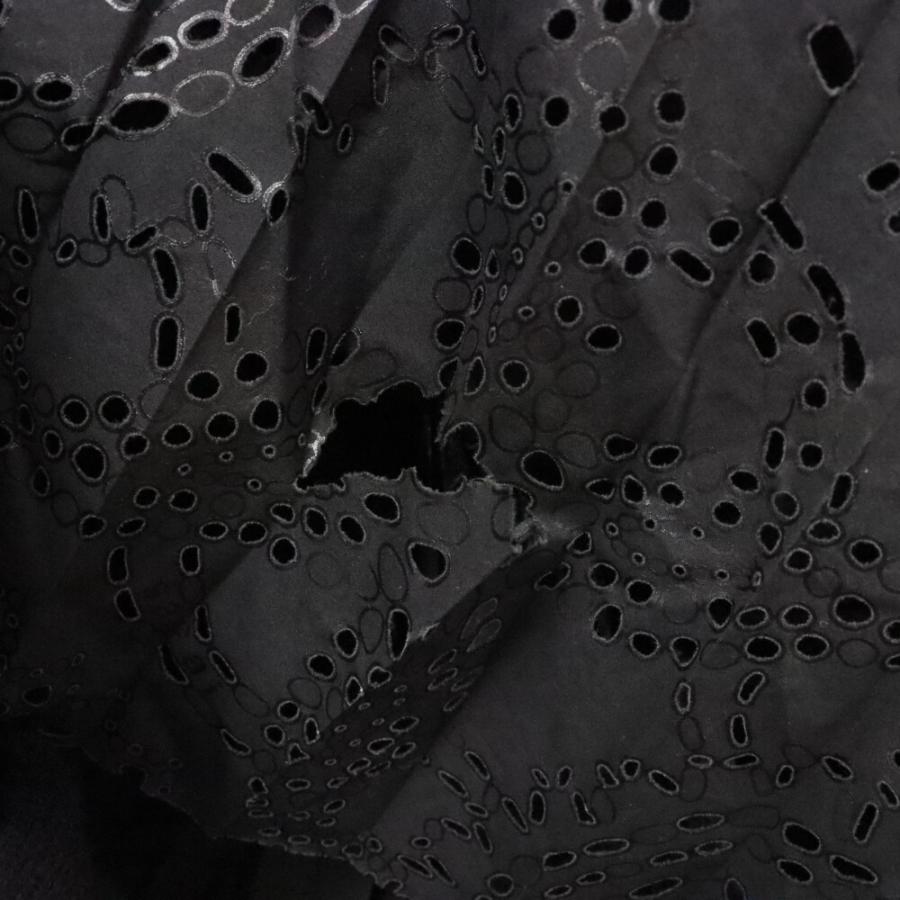 sacai 長袖シャツ 裾レース 異素材ドッキング サカイ sacai 長袖シャツ 裾レース 異素材ドッキング サカイ