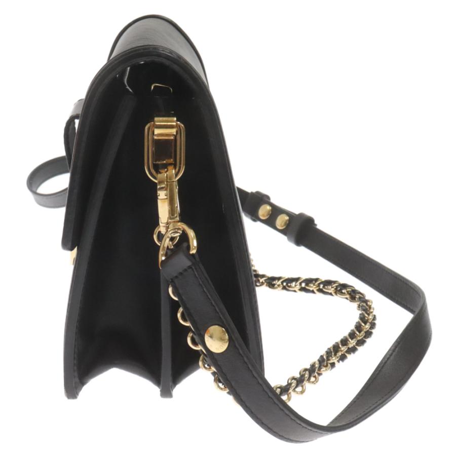 LOUIS VUITTON ルイ ヴィトン エピ ドーフィーヌ NV MM ショルダーバッグ M56141 レザー   ブラック ゴールド金具  2WAY チェーン 【本物保証】 LOUIS VUITTON - LOUIS VUITTON ルイ ヴィトン エピ ドーフィーヌ NV
