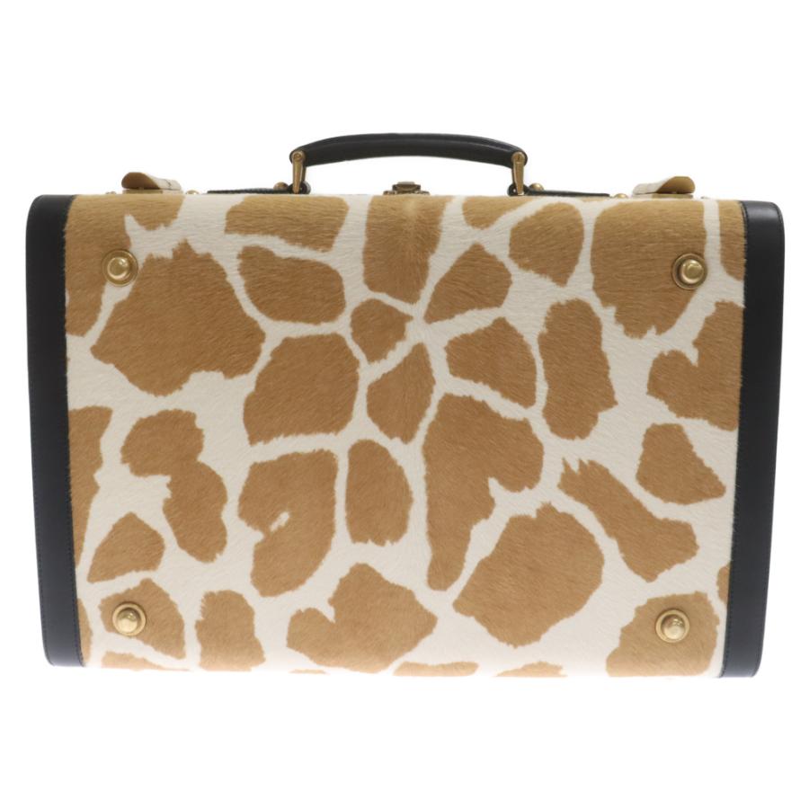 GUCCI グッチ Rigid Leather Suitcase 611642 UYJAT アニマル柄 GUCCI グッチ Rigid Leather Suitcase 611642 UYJAT アニマル柄