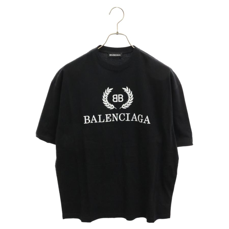 BALENCIAGA バレンシアガ BB Logo Print Tee フロントロゴ BALENCIAGA バレンシアガ BB Logo Print Tee フロントロゴ