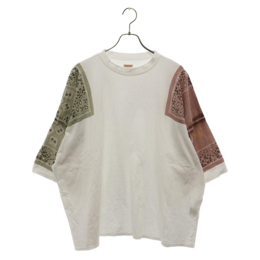 KAPITAL キャピタル 18.5/-天竺 バンダナHUGE-T PECKISH RAINBOWY 半袖 