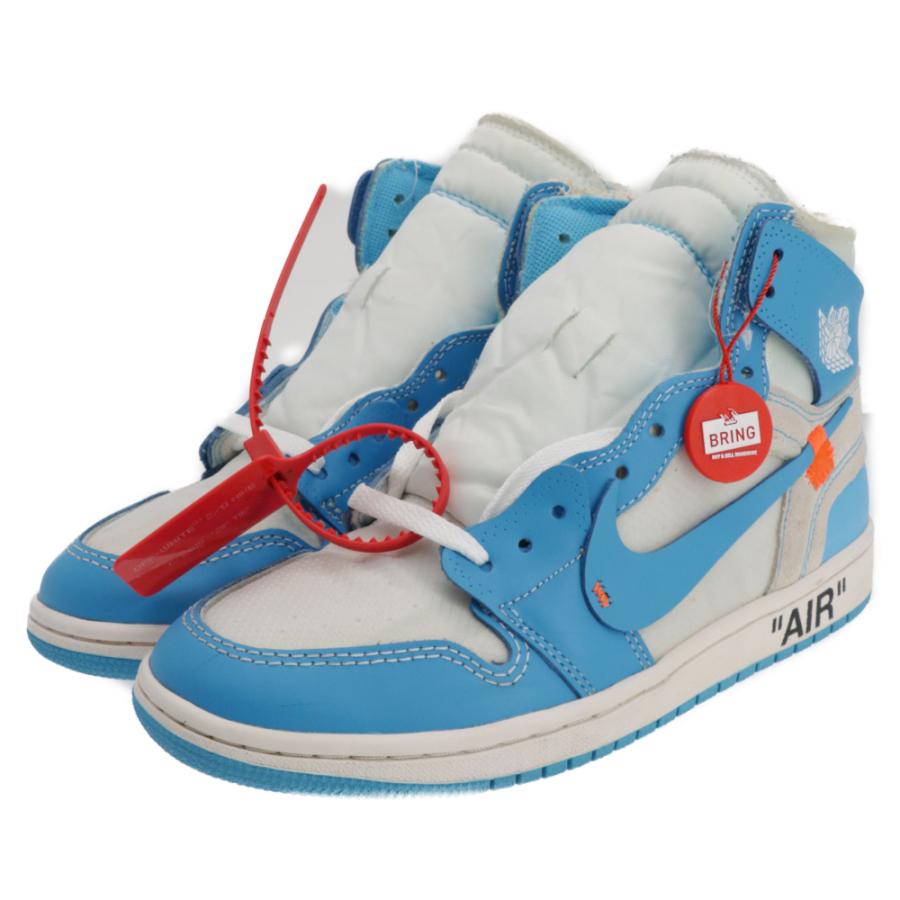 NIKE ナイキ ×OFF-WHITE AIR JORDAN 1 POWDER BLUE UNC オフ NIKE ナイキ ×OFF-WHITE AIR JORDAN 1 POWDER BLUE UNC オフ