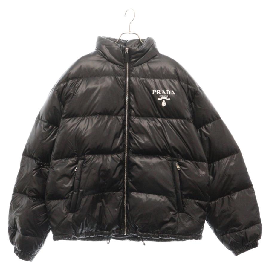 PRADA プラダ 22AW シャイニーナイロンジップアップダウンジャケット 