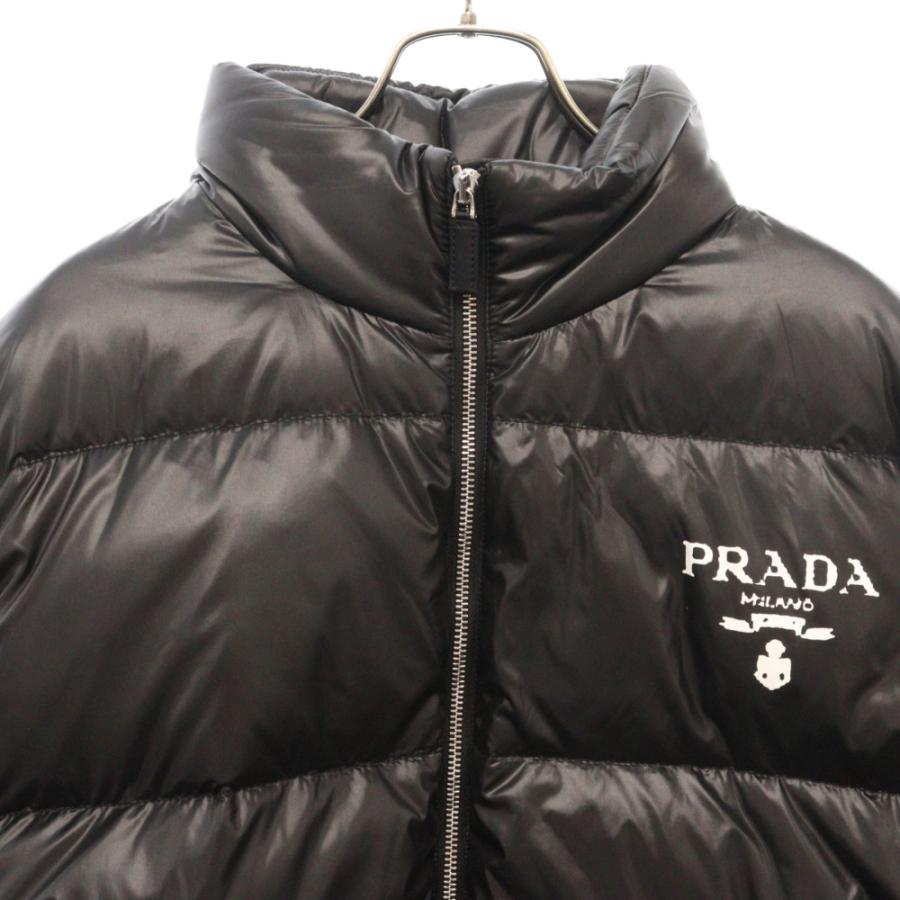 PRADA プラダ 22AW シャイニーナイロンジップアップダウンジャケット 
