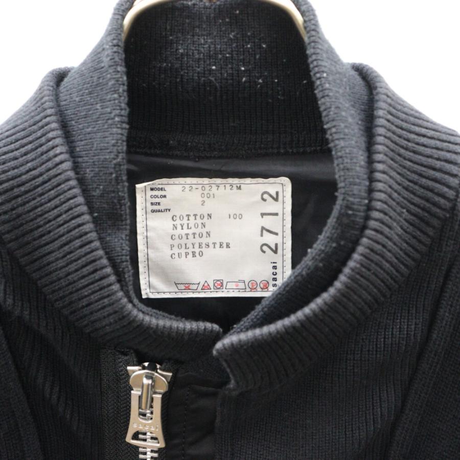 sacai Sacai サカイ 22SS Nylon Twill Mix Blouson MA-1 sacai Sacai サカイ 22SS Nylon Twill Mix Blouson MA-1