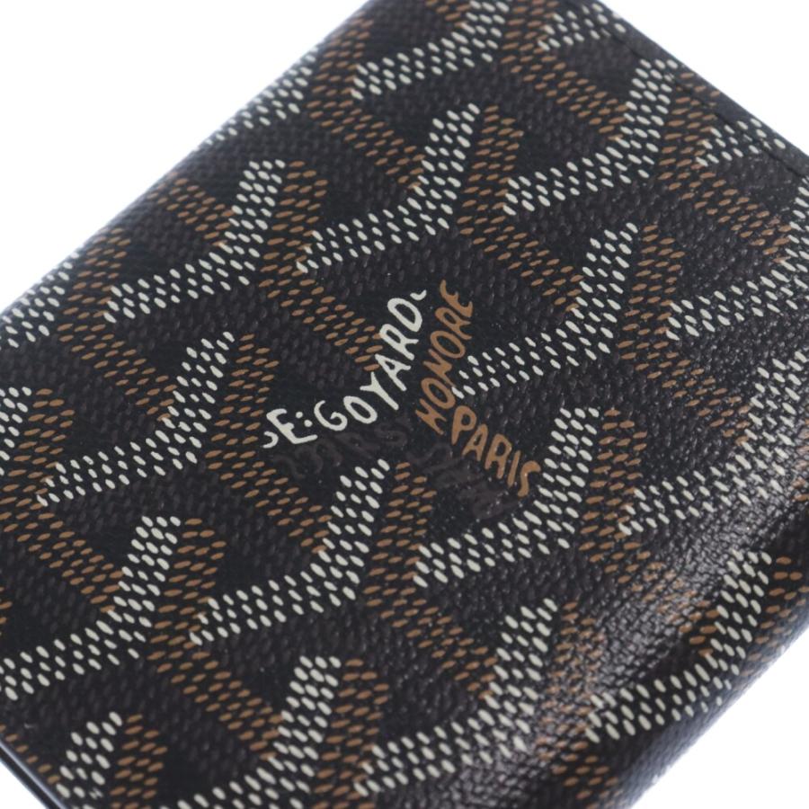 ゴヤール　ケース　小銭入れ　マリニー　ヘリンボーン　ブラック　レザー GOYARD（ゴヤール） MARIGNY マリニー ヘリンボーン スナップ コイン