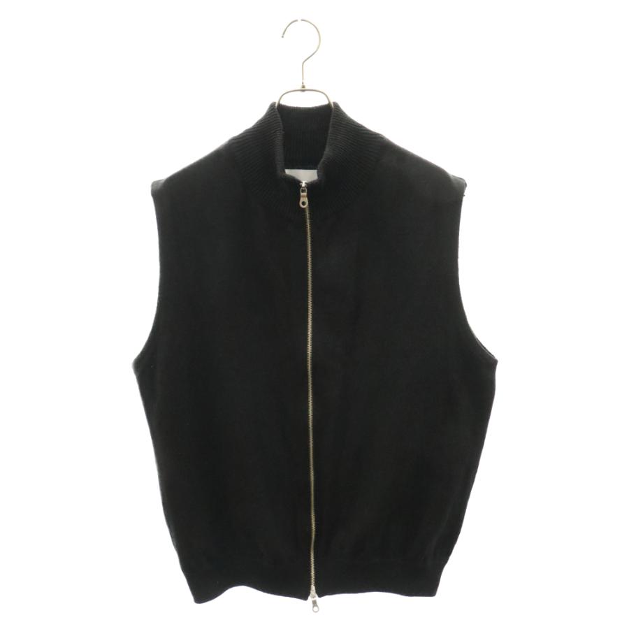 WALENODE ウェルノード ハイネックニットベスト ブラック wn23-14ss170 