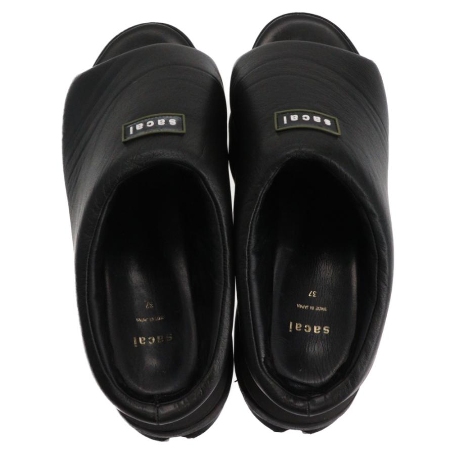 sacai（サカイ） 24SS Padded Wedge Mules パデッド ウェッジ ミュール 