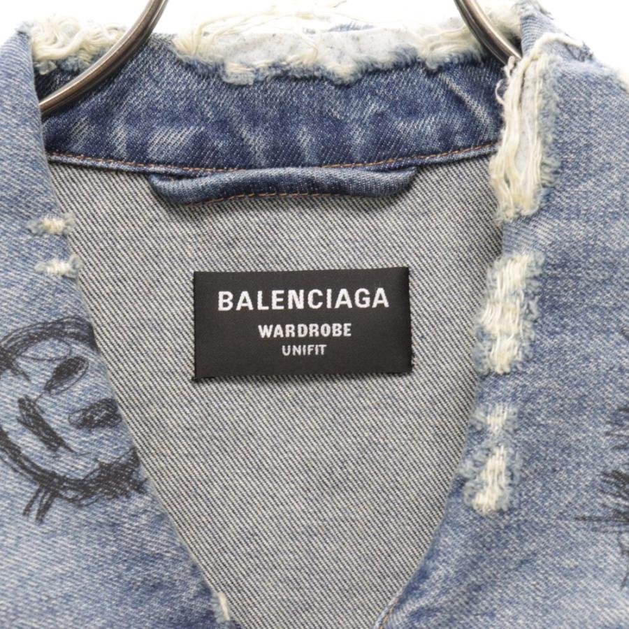 BALENCIAGA バレンシアガ 22SS ダメージ加工グラフィティ BALENCIAGA バレンシアガ 22SS ダメージ加工グラフィティ