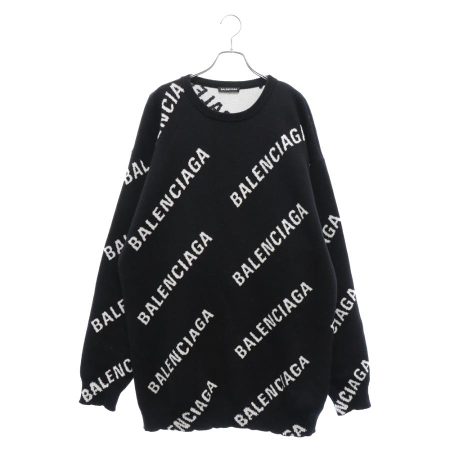 BALENCIAGA バレンシアガ クルーネックニット セーター ブラック