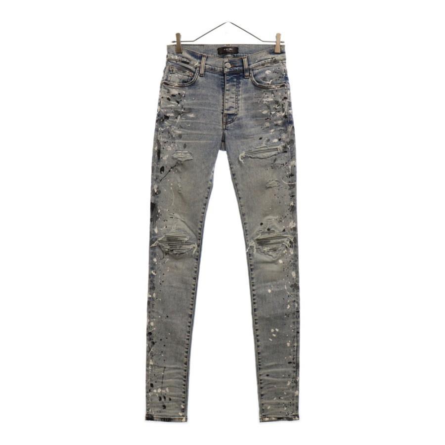AMIRI（アミリ） MX-1 蛇腹デニムパンツ クラッシュスキニー