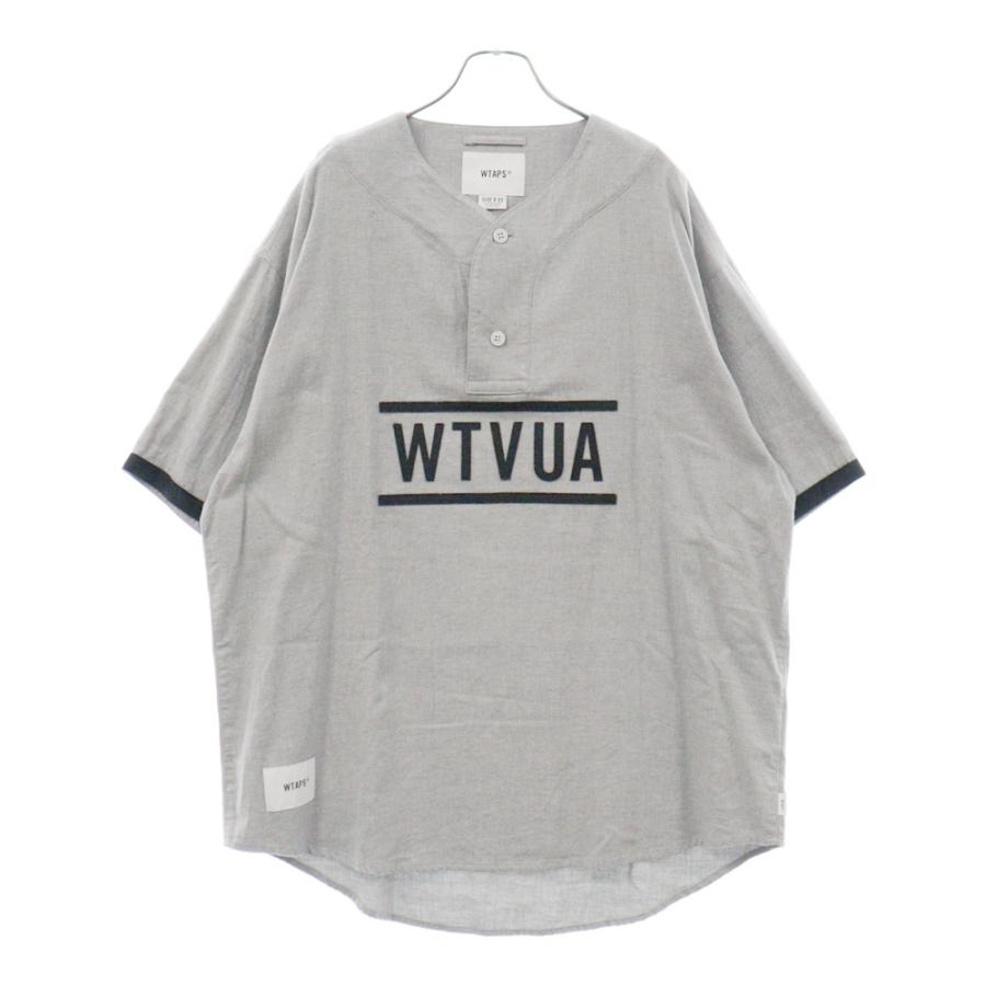 WTAPS ダブルタップス 23SS LEAGUE/SS/COTTON.TWILL フロントロゴ 半袖 